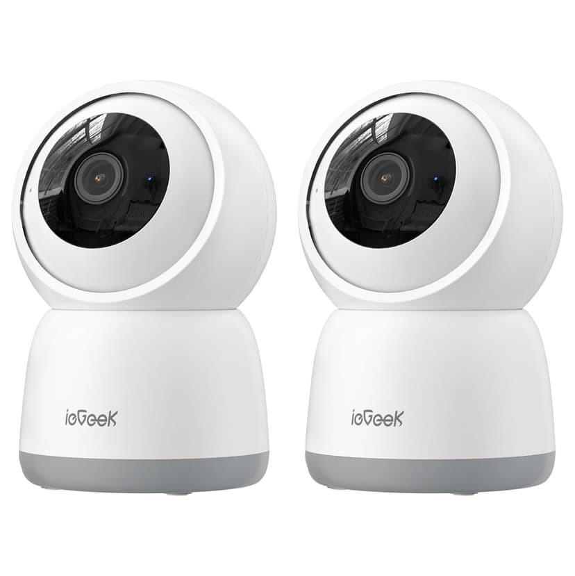 ieGeek 2K Indoor Security Camera, 5G/2.4G WiFi Pet Cameras for Home Security, 360° Dog Cam w/Auto Tracking, Smart Motion Detection, Phone App, Baby Monitor, 3MP Night Vision