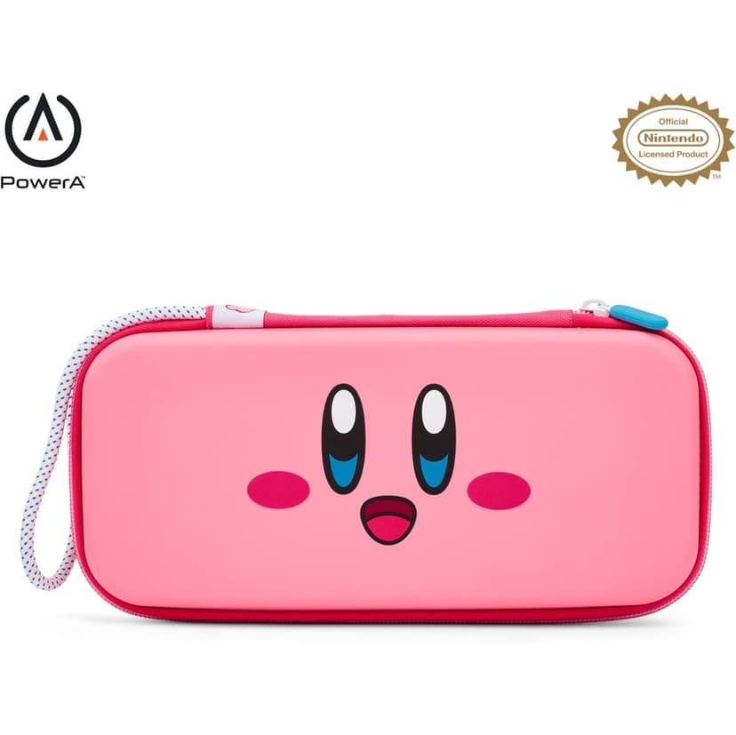 PowerA Travel Pro Slim Case for Nintendo Switch Systems - Kirby Power, Hard Shell, Protective Case, Gaming Case,