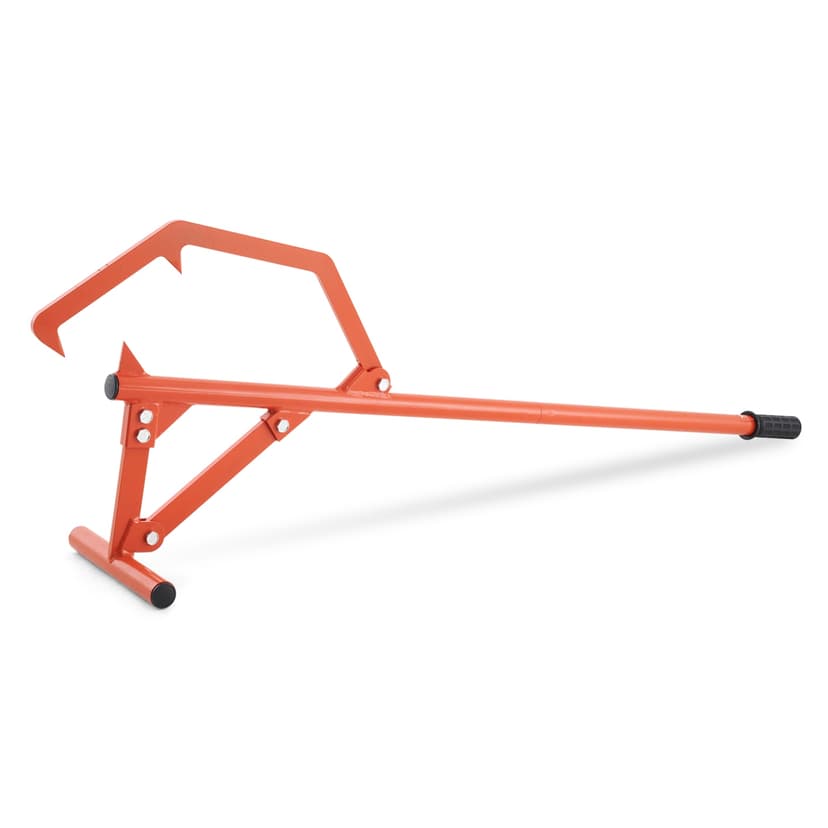 VEVOR 46.5 in Timberjack, Heavy Duty Steel Log Roller, Log Lifter with Adjustable Cant Hook, Logging Tools Log Jack for Logs Ups to 25" Dia, for Rolling Cutting and Lifting Logs