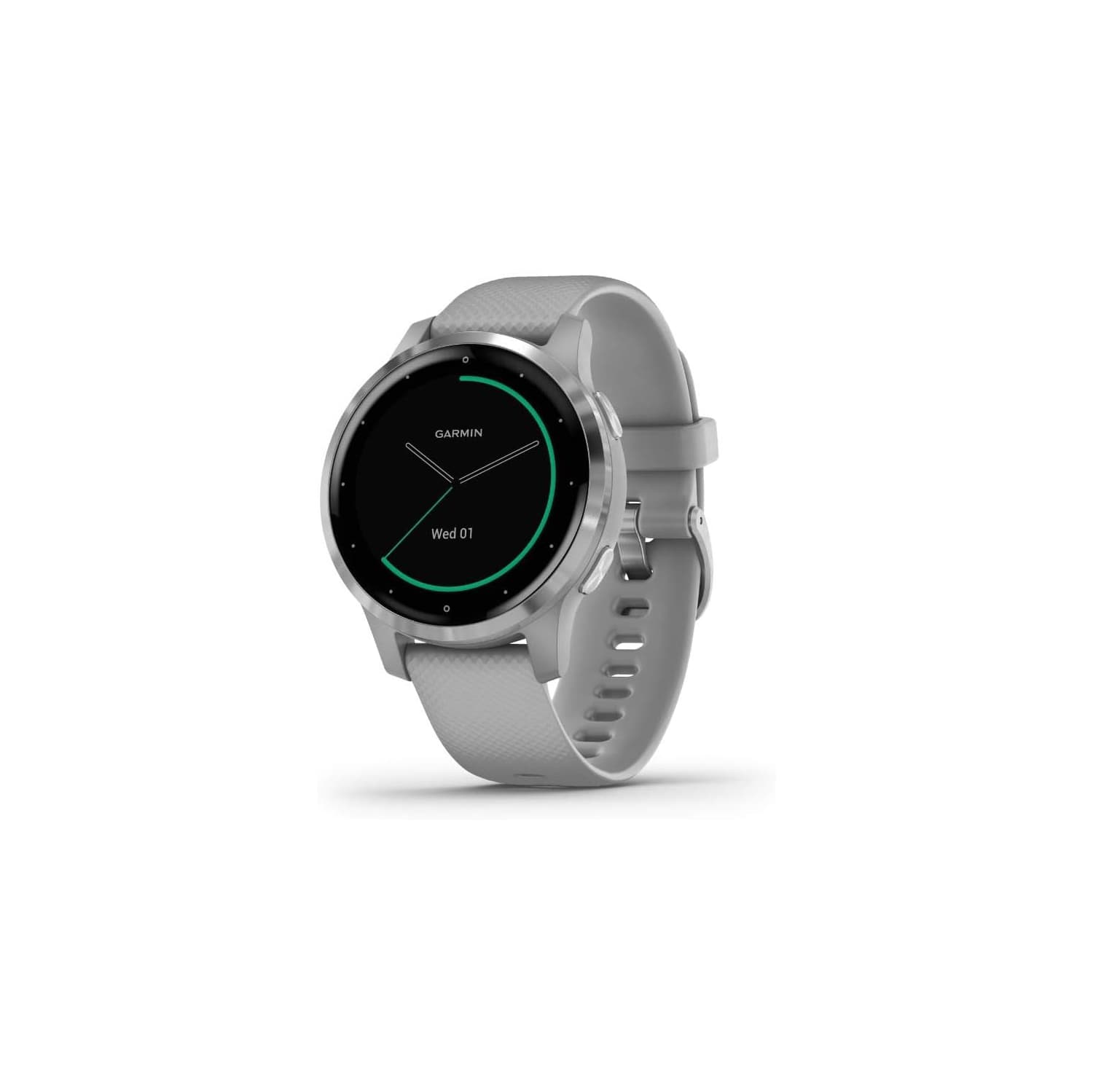 Refurbished (Good) Garmin Vivoactive 4S GPS Watch with Heart Rate Monitor - Silver