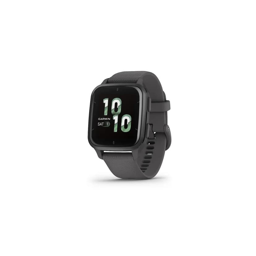 Refurbished (Good) Garmin Venu SQ2 GPS 40MM Smartwatch Activity tracker - Slate and Shadow Gray (010-02701-00)