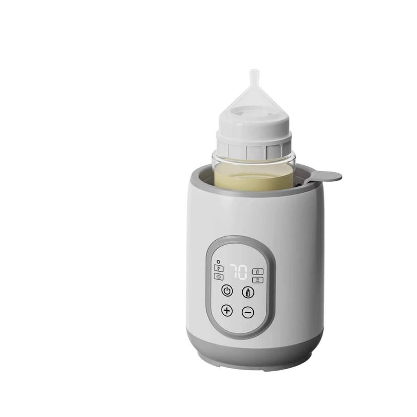 Portable Bottle Heater, Fully Automatic Milk Warmer with Smart Display, Suitable for New Moms and Dads
