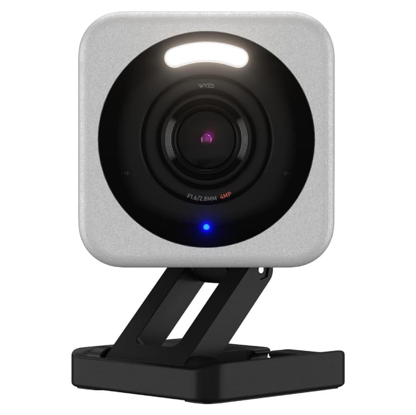 Cam v4, 2.5K HD WiFi Smart Home Security Camera, Indoor/Outdoor, Pet/Baby Monitor, Motion Activated Spotlight/Siren, Color Night Vision, 2-Way Audio, Works with Alexa & Google