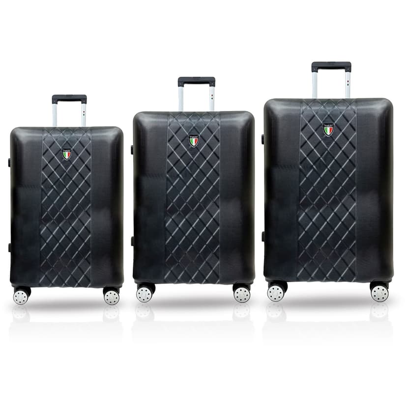 TUCCI Italy Borsetta 3-Piece Luggage Set – Stylish and Functional Travel Gear