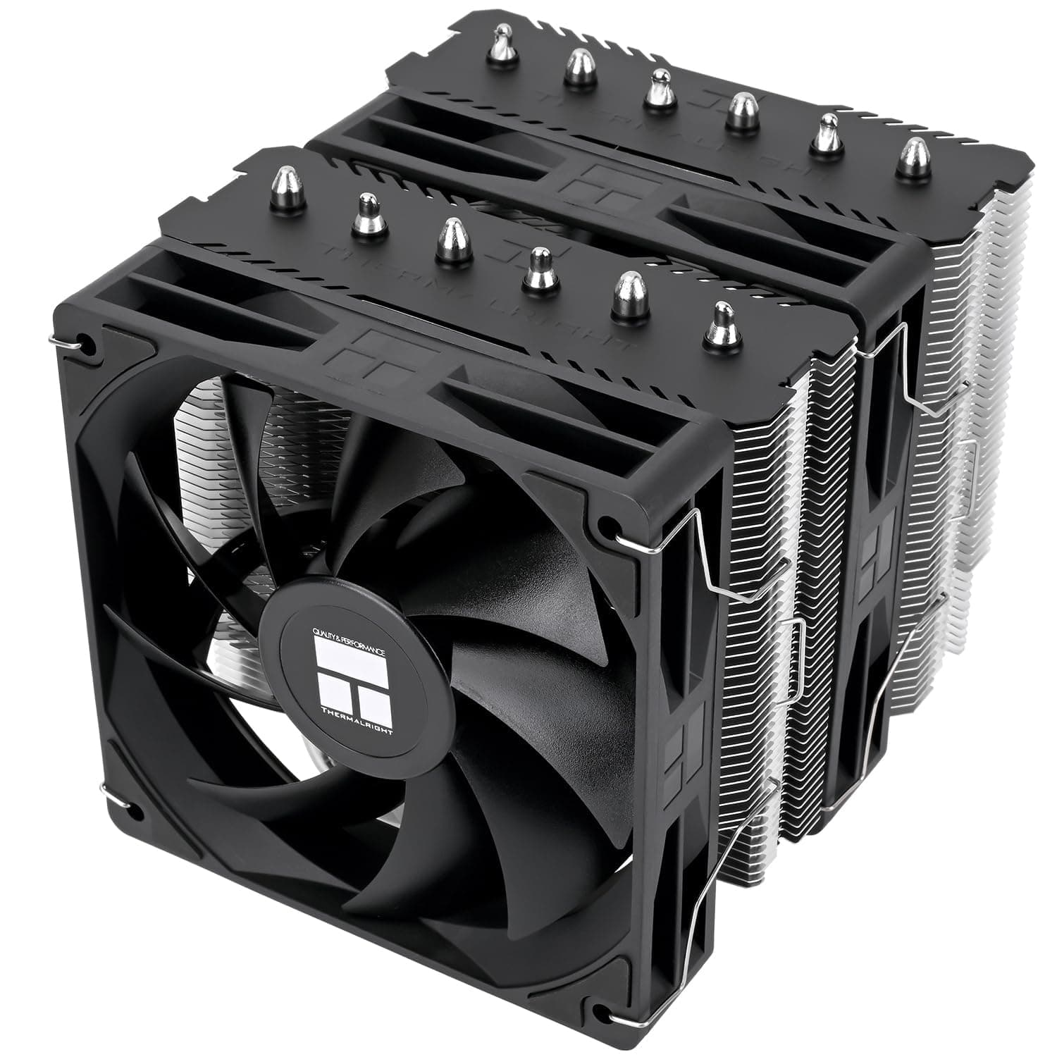 Peerless Assassin 120 SE V2 CPU Cooler, 6 Heat Pipes AGHP Technology, Dual 120mm PWM Fans, 1850RPM Speed, for AMD AM4/AM5,Intel LGA 1851/1700/115X/1200