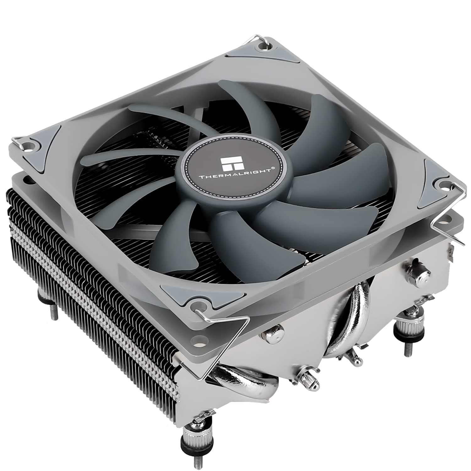 T AXP90-X53 Low Profile CPU Air Cooler, 53mm Height, TL-9015 92mm PWM Fan,4 Heat Pipes, for AMD AM4/Intel 115X/1200