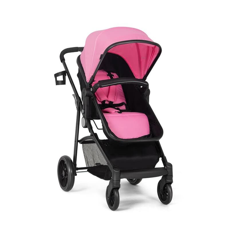 2 In1 Foldable Baby Stroller Kids Travel Newborn Infant Buggy Pushchair Pink
