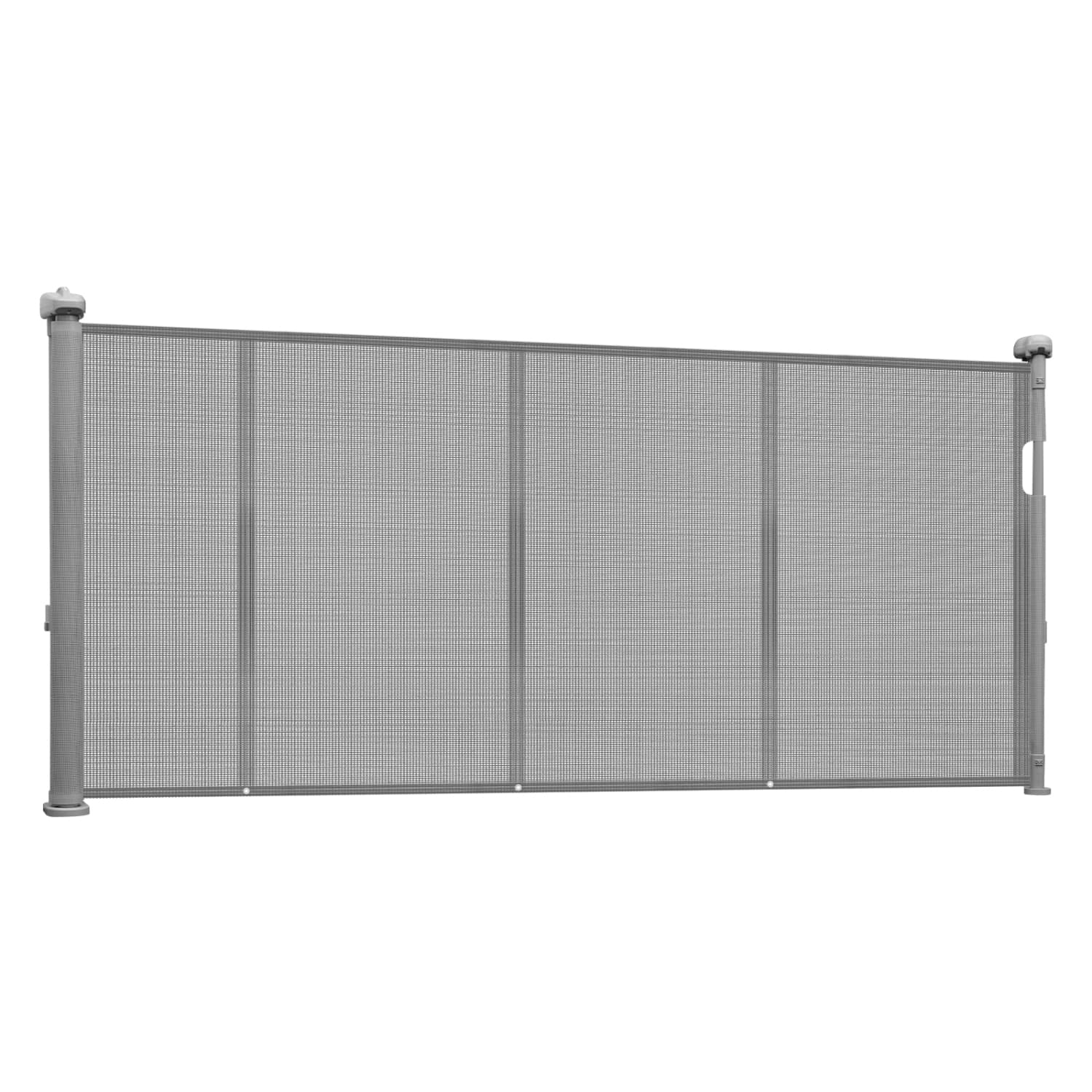 VEVOR 34 inch Retractable Baby Gate, Extends up to 110 inch Wide, Retractable Gate for Kids or Pets, Mesh Material, Easy to Install for Indoor Stairs, Doorways, Hallways, Gray