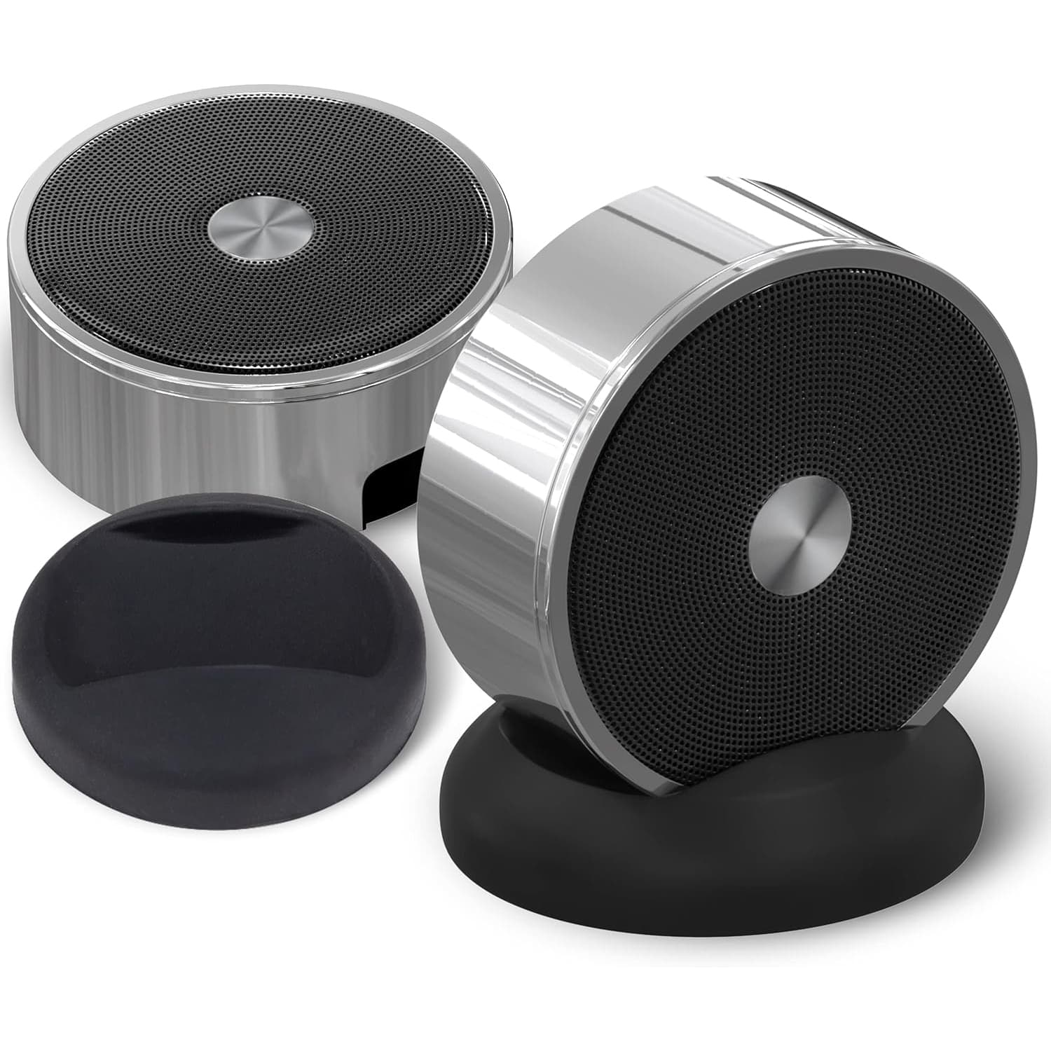 luetooth Speaker Set: Wireless Stereo Dual Pairing Portable Twin TWS System with Big Rich Bass Hi-Fi Multi-Room Indoor Outdoor Use Home Deck Pool Work Travel Party Camping Gift De