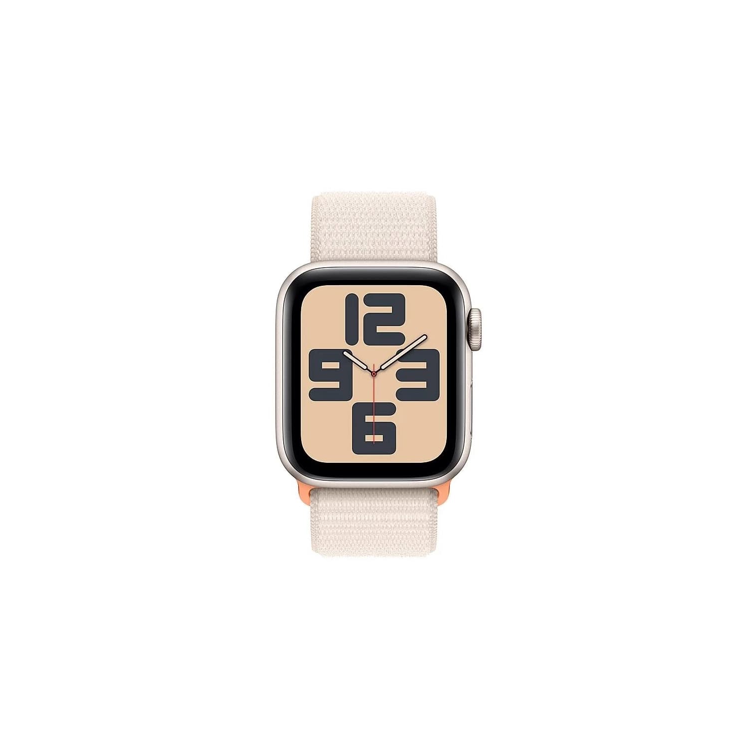 Apple Watch SE2 GPS 40mm Starlight Aluminum Case with Starlight Sport Loop - MR9W3CL/A