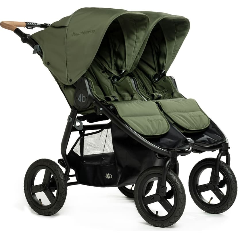Bumbleride Indie Twin Double Stroller - Olive