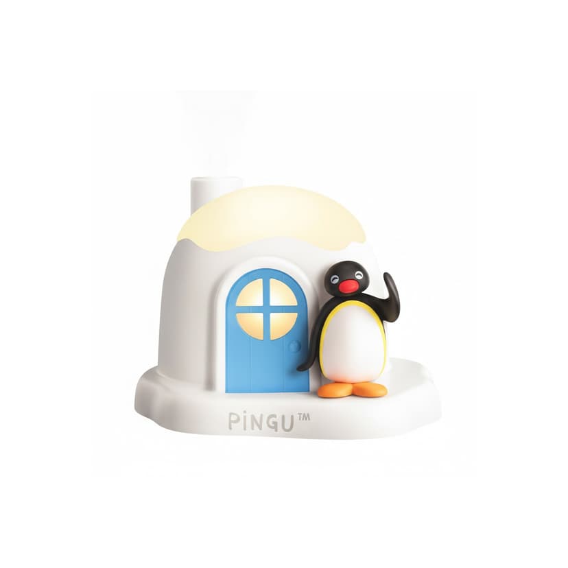 Pingu Igloo Humidifier, Dual Mist Modes, Ultra-Quiet Operation, Smart Auto Power-Off, Night Light Function, 8H Long Battery Life