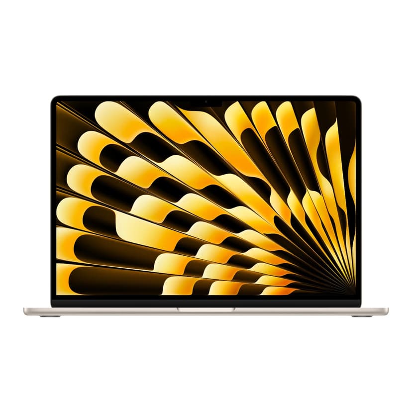 (Open Box - Excellent) Macbook Air 15.3-inch (10-GPU, Starlight) 4.05Ghz 8-Core M3 (2024) Laptop 1TB Flash HD & 16GB RAM-Mac OS (Certified, 1 Yr Warranty)