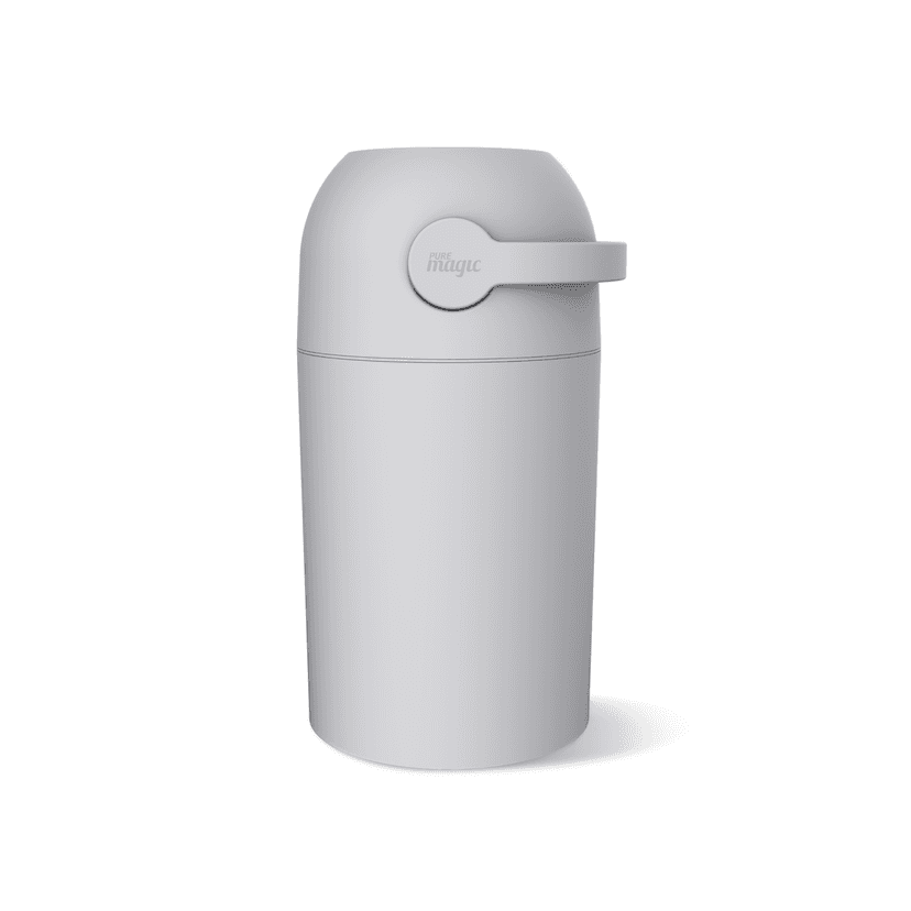 Pure Magic Majestic (L) Diaper Pail - Concrete