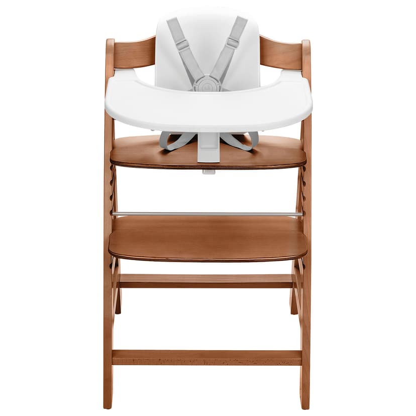 Hauck Alpha+ High Chair with Baby Seat & Tray - Walnut