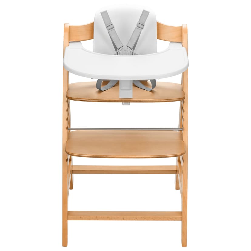 Hauck Alpha+ High Chair with Baby Seat & Tray - Natural