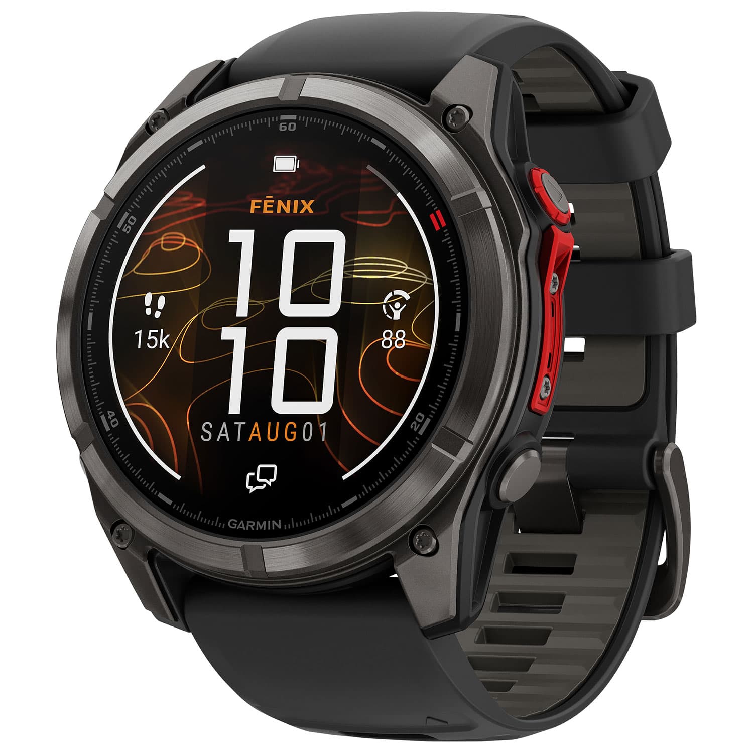 Garmin fēnix 8 Pro 51mm Multisport GPS Smartwatch - Black/Pebble Grey