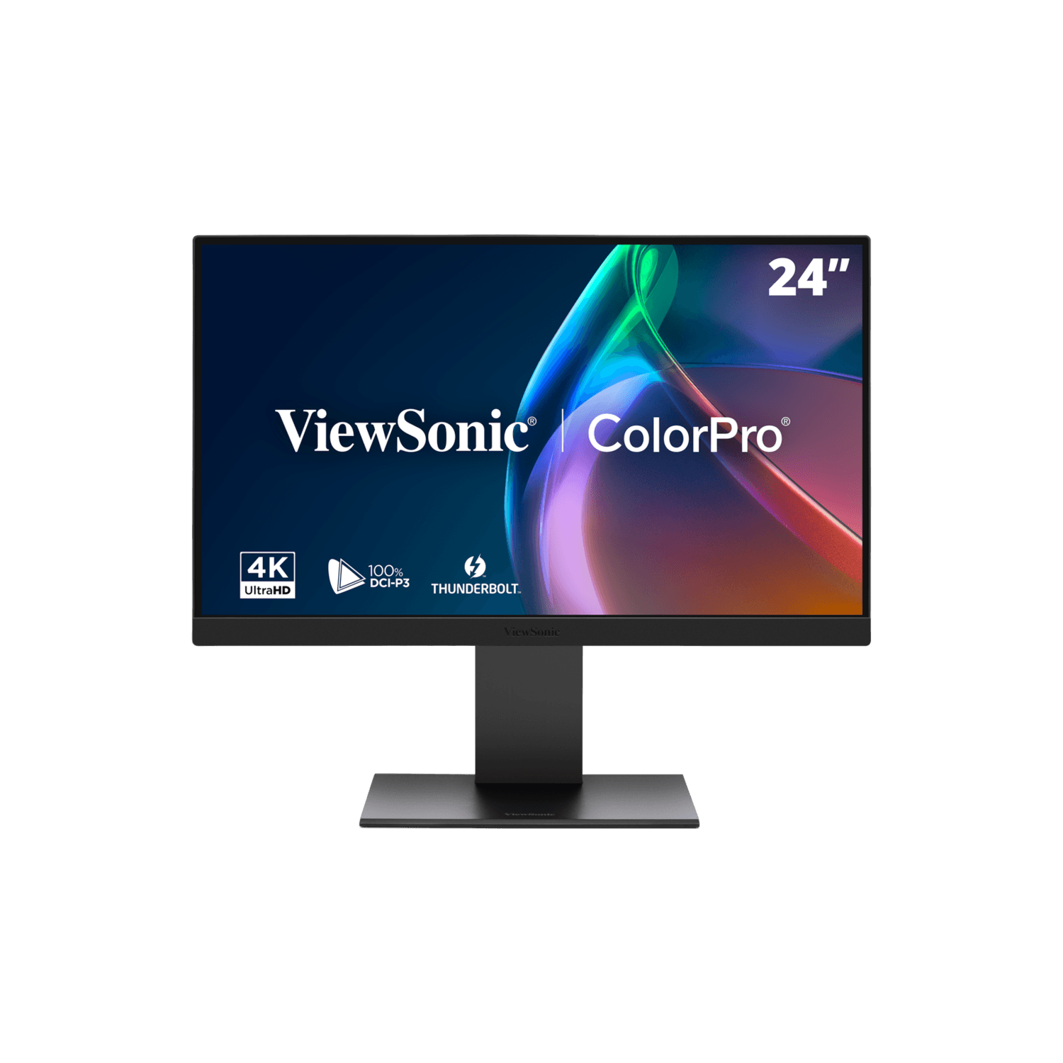 ViewSonic 24" 4K Ultra HD 60 Hz 5 ms GTG IPS LCD Monitor - Black - (VP2488-4K)