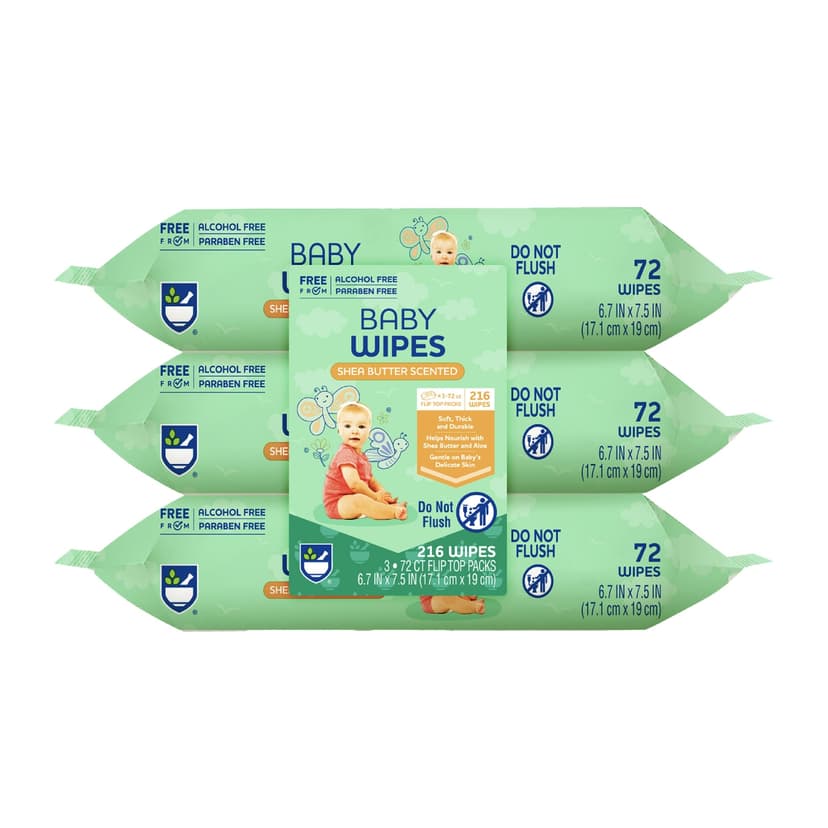 Pursonic Baby Wipes – Aloe Vera & Shea Butter Infused | 99% Water-Based | Resealable Pack for Sensitive Skin