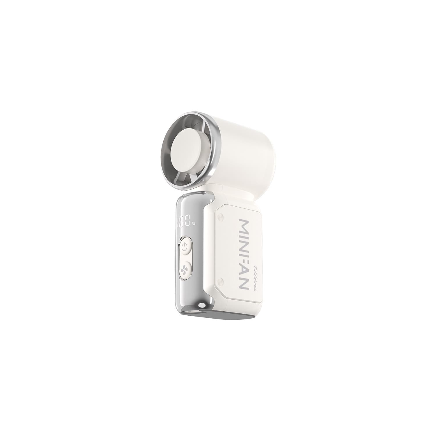 White K813 Handheld Fan - Cooling Power, Small Handheld Fan with Mecha Style - Cool and Portable