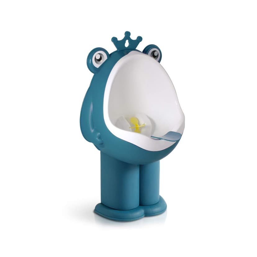 Kids Urinal Pot - Toilet Training - Includes Brush & Hook - Deep Blue - 1pc