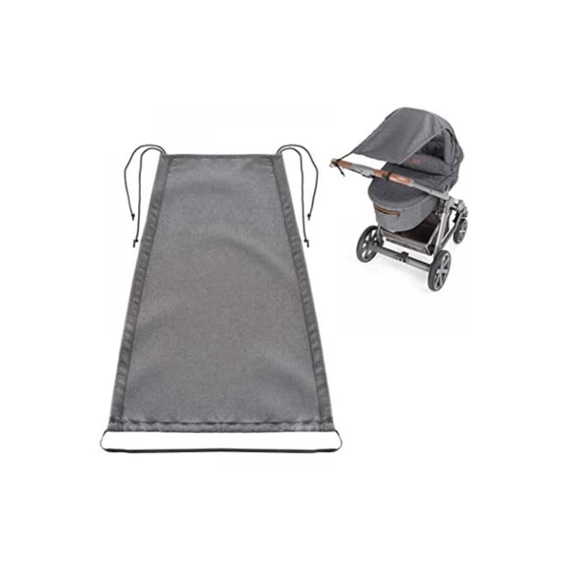 Baby Stroller Sun Canopy - UV Protection - Grey - Universal Fit - 1pc
