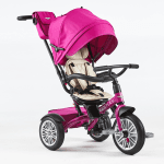Bentley 6-in-1 Baby Stroller/Kids Trike - Fuchsia Pink