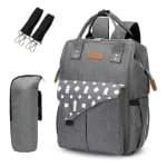 Navor Multi-Function Waterproof Diaper Bag Backpack for Baby Care, Large Capacity, Durable, Stylish with Changing Pad, Stroller Straps, Perfect for Travel and Baby Essentials