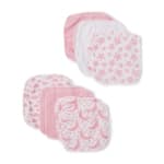 Pink Clouds & Stars Washcloth Set