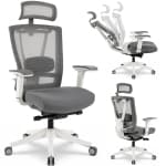 MotionGrey Cloud Mesh Ergonomic Office Chair with Adjustable Armrest High Mesh - Desk Computer Chairs Perfect for Home Gaming And Commercial Offices - White - Only on Best Buy