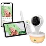 Refurbished (Good) - LeapFrog 5" Video Wi-Fi Baby Monitor with Night Vision, Zoom & 2-Way Audio (LF815HD)