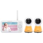 Refurbished (Good) - VTech 5" Video Baby Monitor with 2 Cameras, Night Light, Night Vison & Two-Way Audio (VM5254-2)