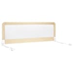 Gymax 59'' Breathable Baby Children Toddlers Bed Rail Guard Safety Swing Down Beige