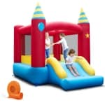 Costway Inflatable Bounce Castle Kids Jumping Bouncer Indoor Outdoor with 550W Blower