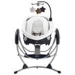 Graco DuoGlider Bouncer & Swing Combo - Navy/White/Brown