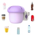 Universal Cup Holder,Mega Strength Adjustable Clamp for Cup Holder for Baby Stroller,Bike,Motorcycle,Wheelchair,Walker,360 Degrees Rotation Drink Holder fits Any Size Cup,Bottle