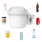 Universal Cup Holder,Mega Strength Adjustable Clamp for Cup Holder for Baby Stroller,Bike,Motorcycle,Wheelchair,Walker,360 Degrees Rotation Drink Holder fits Any Size Cup,Bottle