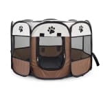 axGear Portable Pet Playpen Foldable Dog Cat Playpen Camping Tent Kennel Crate