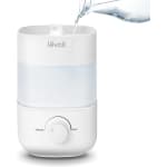 LEVOIT Humidifier for Bedroom, 2.5L Top Fill Cool Mist Air Humidifiers for Baby Nursery, Plants, Small Ultrasonic Humidifier, Auto Shut-off, BPA Free, Quiet, Knob Control, 360° Noz