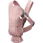 BabyBjorn Baby Carrier Mini in Woven Fabric - Dusty Pink