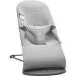 BabyBjorn Bouncer Bliss - 3D Jersey, Light Grey on Dark Grey Frame