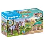 Playmobil Horses of Waterfall - Three Horses w/ Saddles
