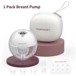 Momcozy M5 All-in-one Breast Pump, Single Portable Hands-Free Wearable Breast Pump with 3 Modes & 9 Levels, 24mm