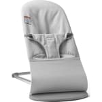 BabyBjorn Bouncer Bliss in Woven Melange Fabric - Light Gray on Light Gray Frame