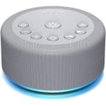 Sleep Sound Machine White Noise Machine 30 Non Looping Sounds 36 Adjustable Volume Memory Function Brown Noise Sounds Machine for Baby Kids Adult,Grey