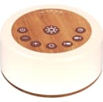 Noise Sound Machine White Noise Machine 12 Colors Noise Machine with 30 Soothing Sounds Sleep Sound Machine for Home Travel and Office, Wood Grain