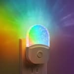 Night Lights Plug Into Wall [2 Pack], Color Changing Night Light for Kids, 8-Color RGB LED Night Light, Nightlight with Dusk to Dawn Sensor, Night Light