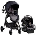 Evenflo Pivot Modular Travel System with LiteMax Infant Car Seat - Casual Grey