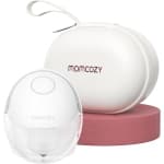 Momcozy Breast Pump Hands Free Mobile Style | M6, Wearable Breastfeeding Pump Ideal Rhythm for More Milk, DoubleFit Flange More Fit & Discreet with 3 Modes & 9 Levels, 24mm- 1 Pack