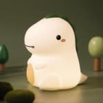 Dinosaur Nursery Night Lights - Dino Night Lamp, Ambient Warm Light, Sleeping Companion, Bedroom Bedside Essential for Toddler, Kids, Baby